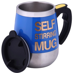 Tasse à café à agitation automatique de 400ml Tasse à café à mélange automatique avec poignée et couvercle Tasse électrique pour Cofe - Product Image 6