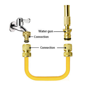 Boquilla de Pistola de Agua de Alta Presión de Latón Duradero de Alta Calidad, Nueva Pistola de Riego para Limpieza, Construcción y Agricultura - Product Image 2