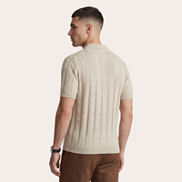 Chemises polo en tricot léger pour hommes, respirantes, décontractées, style streetwear, personnalisables avec logo, t-shirt polo pour hommes