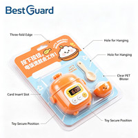 Boîte d'emballage en blister PET incassable, portable, épaisseur 1 mm, vitrine transparente pour usage agricole, impression personnalisable