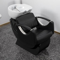 Mobilier moderne et portable pour salon de beauté Lit de spa Fauteuil de massage Lavabo à shampoing Lavabo pour salon de coiffure Lavabo et chaise