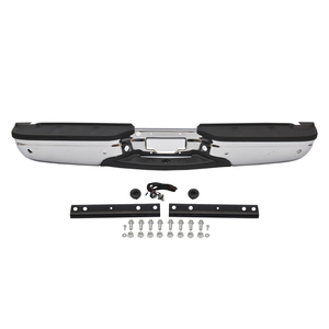 Paraurti Posteriore per Ford F250 F350 Super Duty Fleetside 1999-2007 Cromato con Foro per Sensore FO1103173 - Product Image 1