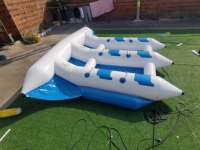 Bateau banane gonflable Crazy Water Sport Flying Fish, tube de sport nautique gonflable étanche pour jeux aquatiques en bord de mer et en station balnéaire