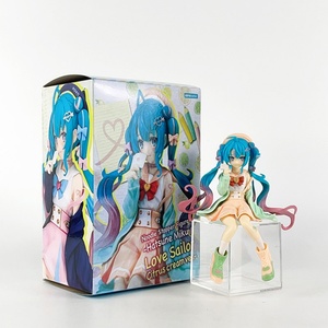 2 styles de figurines manga, statues assises, mignonnes, marin, macarons, fille, Miku, figurine de dessin animé, PVC, figurine d'anime, jouets - Product Image 6