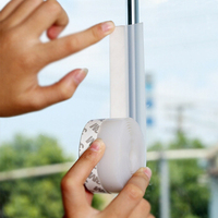 Bande d'étanchéité en silicone insonorisante, bande d'étanchéité contre les courants d'air, isolation, bande d'étanchéité pour porte et fenêtre, longueur personnalisable, durable