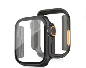 <span class=keywords><strong>2</strong></span> en 1 Changement d'apparence Mise à niveau vers un boîtier Ultra 49mm Verre trempé pour <span class=keywords><strong>Apple</strong></span> <span class=keywords><strong>Watch</strong></span> Series 10 40MM 41MM 42MM 44MM 45MM - Product Image 2