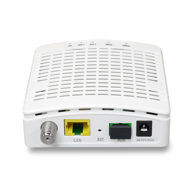 FTTH Fiber Optical Broadband IP TCP Modem Router Machine 1GE Mini Micro GPon XPon HGU ONT CATV ONU Single Fiber Single Mode