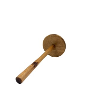 Chobi Family Wooden <b>Paper</b> Towel Holder 8-9.9in Height Natural Wood Color <b>Kitchen</b> Countertop Storage Rack Eco Friendly - Product Image 2