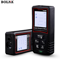 Télémètre laser portable industriel mini, 100 m, étanche IP54, résistant à la poussière, précision de 0,04 pouce
