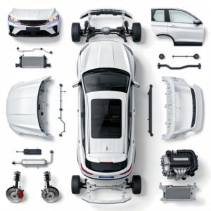 Nuevo Kit Completo de Carrocería, Repuestos para Auto, Accesorios Exteriores e Interiores para Binyue, Geely Coolray 2023-2025, Calidad Original de Fábrica, Auto Chino - Product Image 4