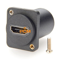 Adaptateur de passage femelle-femelle de type D pour interface multimédia haute définition, montage sur panneau