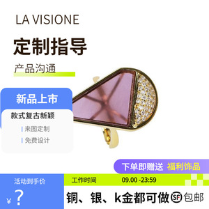 Anillo de Plata 925 Personalizado con Piedras Preciosas, Cristal y Diamantes de Imitación, Estilo Artístico Vintage, Artesanía Italiana, para Mujer, Aniversario, Moda - Product Image 2