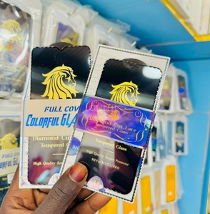 Venta caliente diamante corte encaje vidrio templado para Samsung A05 A12 fabrica Protector de pantalla de vidrio para Tecno Pop 8 9 Spark 4 30 - Product Image 2