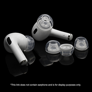Embouts d'oreille en latex transparent antidérapants pour Apple <span class=keywords><strong>Airpods</strong></span> <span class=keywords><strong>Pro</strong></span> 1/2, embouts de protection pour écouteurs, couvre-écouteurs, <span class=keywords><strong>réduction</strong></span> du bruit, embout d'oreille - Product Image 5