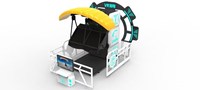 Máquina de Simulación de Parapente VR Educativa para Dos Jugadores, Fibra de Vidrio y Metal, 9D, Alta Calidad, para Interiores, Escuelas y Guarderías