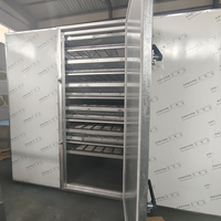 Automatische voedseldroger continue voedseldroger PLC-besturing roestvrij staal voor gedroogd fruit, groenten, vlees, voedsellijn