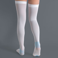 Chaussettes de compression graduées OEM respirantes unisexe 20-30 mmHg pour prévention de la thrombose, hautes jusqu'aux cuisses, à bout fermé, anti-embolie