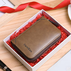 Cartera <span class=keywords><strong>de</strong></span> Cuero PU <span class=keywords><strong>de</strong></span> Lujo para Hombre CarrKen, Tarjetero con Cremallera Personalizado para Licencia <span class=keywords><strong>de</strong></span> <span class=keywords><strong>Conducir</strong></span> - Product Image 4