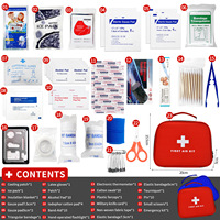 Trousse de premiers soins portable personnalisée multicolore, fournitures médicales d'urgence, étui de transport en tissu, voyage en voiture, extérieur