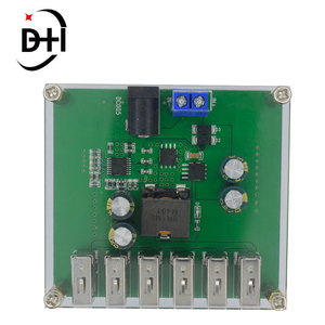 <span class=keywords><strong>DC</strong></span> <span class=keywords><strong>DC</strong></span> 12V-36V a 5V 8A <span class=keywords><strong>6</strong></span> sei USB uscita Buck convertitore scheda Step Down modulo di alimentazione del trasformatore caricabatterie per auto ad alta velocità - Product Image 3