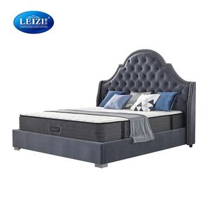 New Royal Luxury king Size Bedroom Modern <strong>Beauty</strong> Wooden High <strong>Beds</strong> Manufacture - Product Image 2