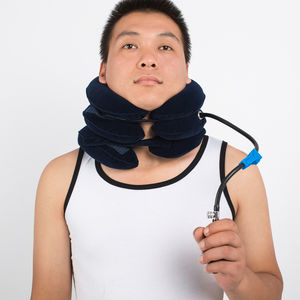 Mezza flanella morbida trazione del collo a pressione d'aria collare cervicale dispositivo di trazione cervicale trazione gonfiabile del collo dell'aria - Product Image 2