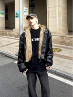 Luxe léger avec une texture épaisse, chaud et confortable en hiver, veste réversible.