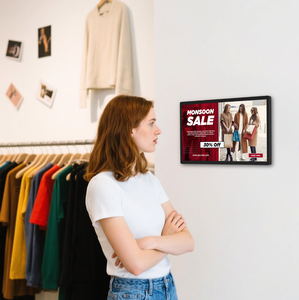 21,5 \ "Montaje en pared Señalización digital interior <span class=keywords><strong>Android</strong></span> 11 RK3566 Tablet <span class=keywords><strong>PC</strong></span> 2 + 16GB Pantalla táctil LCD para animación de tienda de ropa - Product Image 1