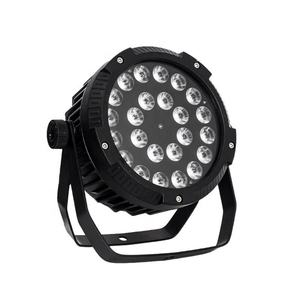 AICPOSE Nuevo Juego de 24 Luces LED Par RGBWA de 15W, IP65 Impermeables, Control DMX512, Ángulo de Haz de 45 Grados, Atenuación Lineal Suave - Product Image 1