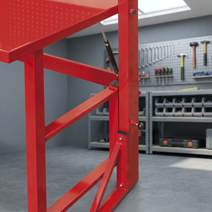 Plateforme de travail accordéon FERVI, table pliante en acier durable, capacité de charge de 225 kg - Product Image 3