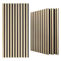 Panneau acoustique mural en bois moderne Akupanel, lattes en chêne naturel, écologique, insonorisant, 22 mm d'épaisseur, panneau acoustique intérieur