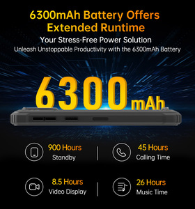 Oukitel G2 công nghiệp gồ ghề điện thoại ip69k MIL-STD-810H <span class=keywords><strong>Android</strong></span> 14 6300mAh GPS xây dựng KHAI THÁC MỎ - Product Image 5