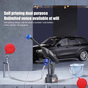 <span class=keywords><strong>Pistolet</strong></span> de lavage haute pression sans fil avec buses multifonctions 6-en-1, pression réglable, <span class=keywords><strong>mousse</strong></span>, pour lavage de voiture et pulvérisation d'<span class=keywords><strong>eau</strong></span> de jardin - Product Image 3