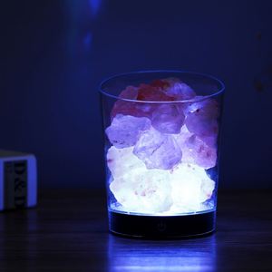 Offre Spéciale Coloré Lumières Table USB LED Himalaya <span class=keywords><strong>Cristal</strong></span> De Roche <span class=keywords><strong>Sel</strong></span> Lampe - Product Image 6