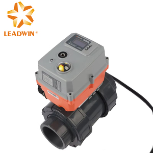 Vanne à boisseau sphérique motorisée automatique en PVC bidirectionnelle pour le contrôle du débit d'eau, OEM IP67, type modulant (MTD), électrique - Product Image 1