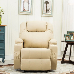 <span class=keywords><strong>Canapé</strong></span> inclinable électrique en cuir PU avec massage, design américain, pour salon et home cinéma moderne – Offre spéciale - Product Image 3