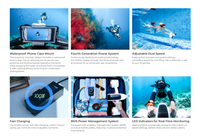 SUBLUE 2026 - Scooter sous-marin Whiteshark MixPro Dual amélioré, ultra-compact, léger, haute vitesse (1,8 m/s), profondeur 40 m, utilisation polyvalente