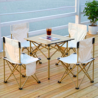 Meubles de pique-nique portables en gros pour la randonnée et les repas en plein air, table pliable