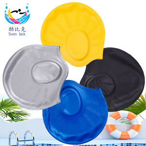 Gorro de Natación de Silicona para Adultos, Protección Auditiva, Impermeable, para Cabello Largo - Product Image 1