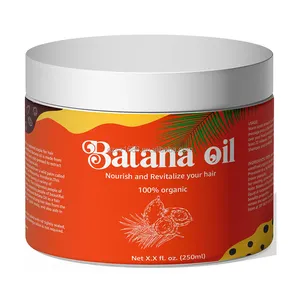 Etiqueta privada Batana Oil Juego de cuidado del crecimiento del cabello orgánico 100% Natural Organic Promover el crecimiento del cabello Batana Oil