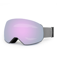 Lunettes de ski personnalisées de haute qualité verres cylindriques toriques multifonctionnels 2 en 1 lunettes de neige magnétiques lunettes de ski de snowboard