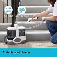 Nettoyeur de tapis et de taches électrique portable de haute qualité, 18 Kpa, nouvelle vente directe d'usine, fonction aspirateur humide et sec pour la maison