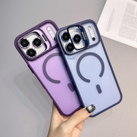 IPhone17proMax için Magetic emme koruyucu kılıf Apple 16 bırak dayanıklı U4 telefon kılıfı ile 15 cilt anlamda telefon tutamağı