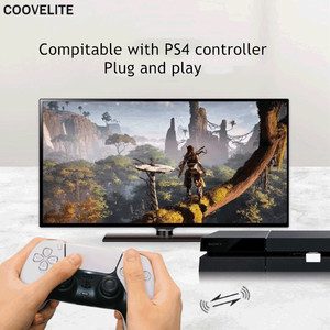 Coov-adaptador inalámbrico DS50 para PS3, convertidor transmisor BT para PS4, <span class=keywords><strong>PS5</strong></span>, Switch, <span class=keywords><strong>PC</strong></span>, receptor de consola - Product Image 4