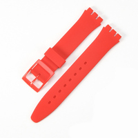 Correa de Reloj de Silicona de Repuesto de 12MM-20MM para Relojes Omega Swatch