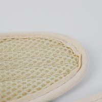 Plantillas de lufa natural que absorben el sudor, transpirables, desodorantes, unisex, para deportes, adultos, todas las estaciones, 2 piezas, talla 35-44