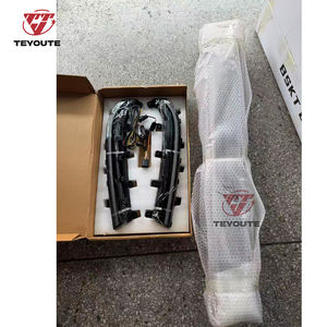 <span class=keywords><strong>Parrilla</strong></span> Delantera Negra de Alta Calidad para BYD D9, con Luces LED de Doble Color DRL, Modificada - Product Image 4