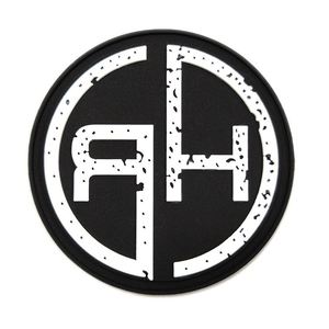 Étiquette de vêtement en PVC souple ronde avec logo de marque personnalisé, avec canal de couture - Product Image 3