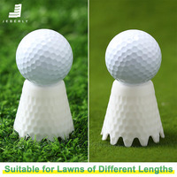 Balles de golf fantaisie en plastique pour entraînement de swing, multi-tailles, assorties, durables, blanches, avec logo personnalisé, pour bouteilles de bière