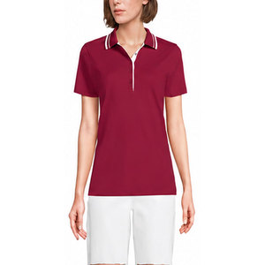 Vente en gros de polos pour femmes personnalisables en couleur et taille, matière respirante, manches courtes, séchage rapide - Product Image 2